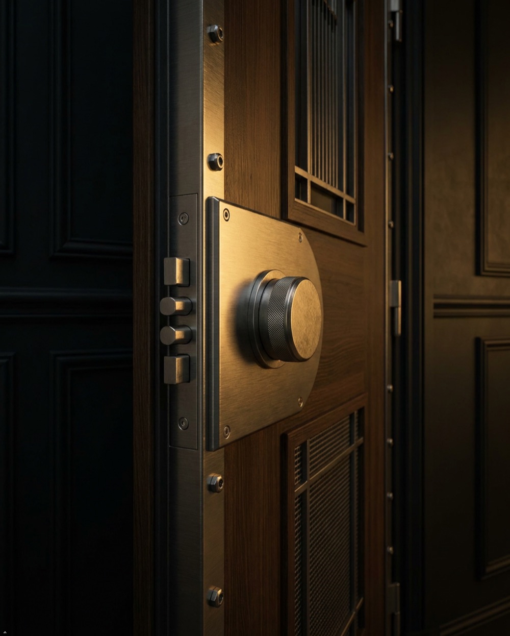 Porte blindée certifiée A2P BP3 installée dans un hall d'immeuble à Paris